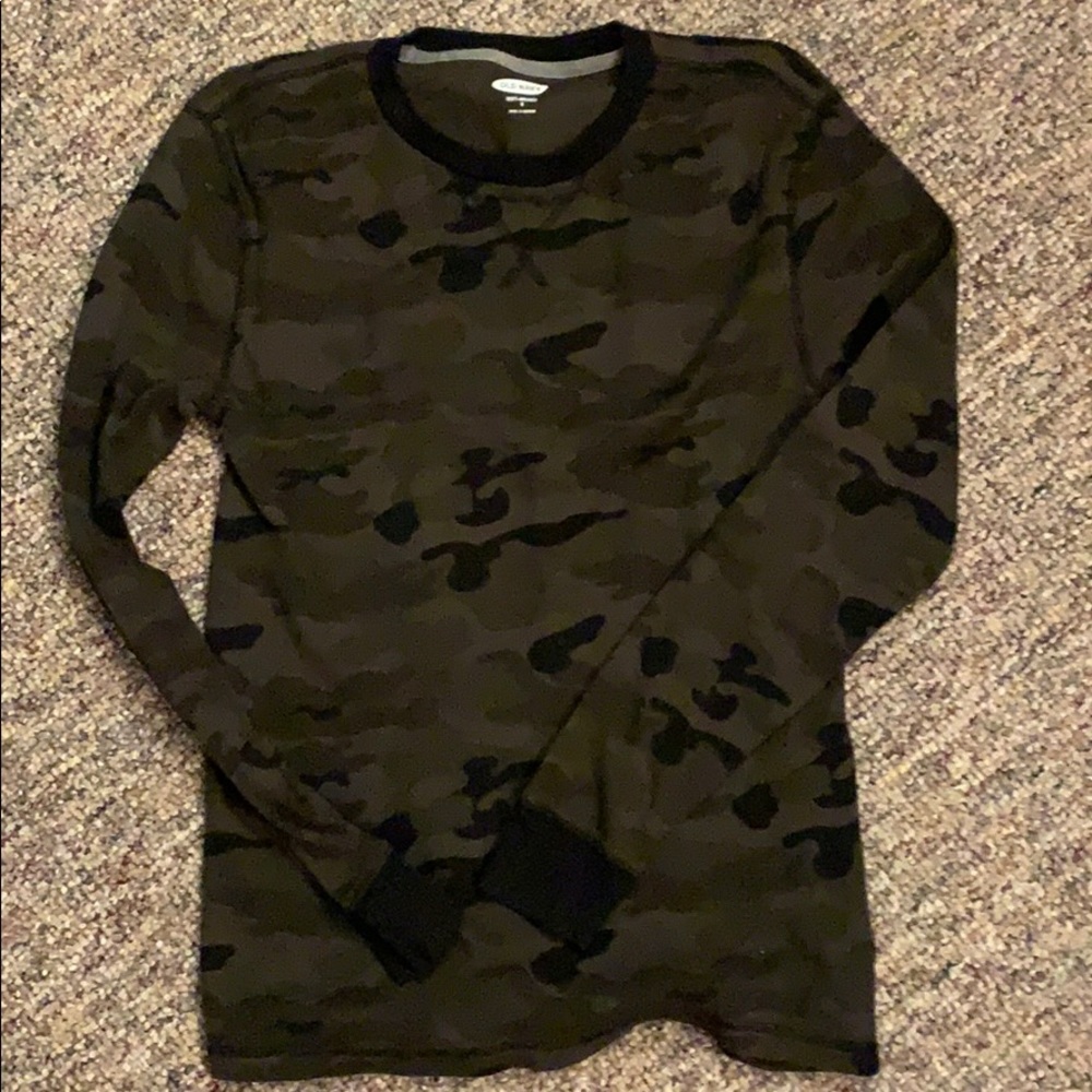 Old Navy Camouflage Waffle tee